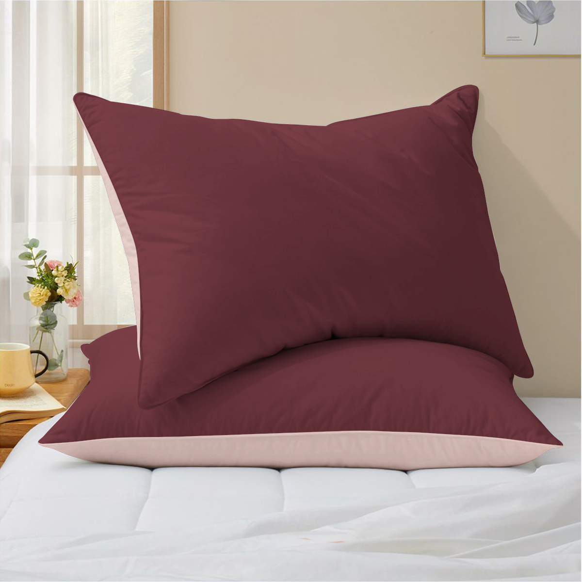 Reversible Coloured Pillows