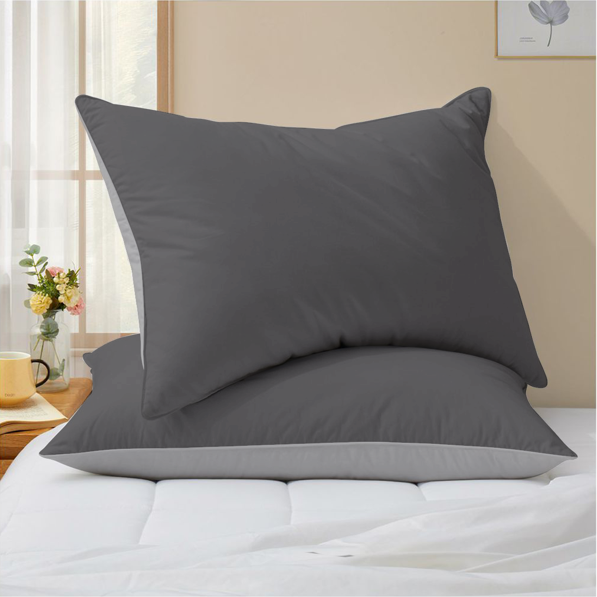 Reversible Coloured Pillows